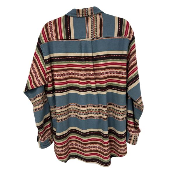 Vintage Orvis Southwestern Print Long Sleeve Button Down Shirt Mens Medium AS IS - Picture 6 of 9